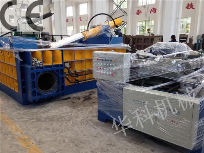 دستگاه عدل بندی ضایعات فلزی Y81F-125 برای فولاد ضد زنگ آلومینیوم مس 0