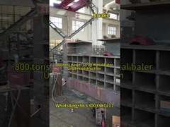 ماشین فشار فولاد خرد شده 800 تن قدرت ماشین فشار بسته خرد شده سنگین