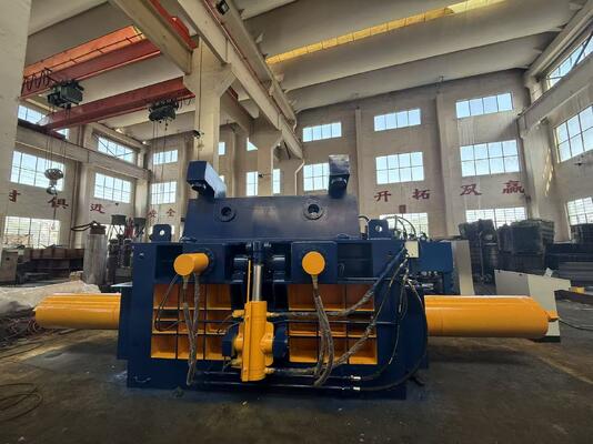 خرید 315 تن قدرت صنعت فلز بالر با زمان چرخه سریع و کنترل PLC برای بازیافت زباله با سرعت بالا online manufacture